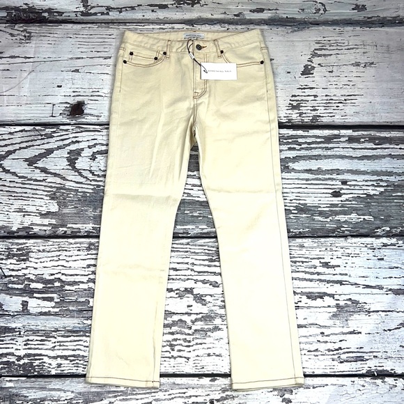 Something Navy - Cream Colored Jeans - Size 10 - Picture 3 of 7